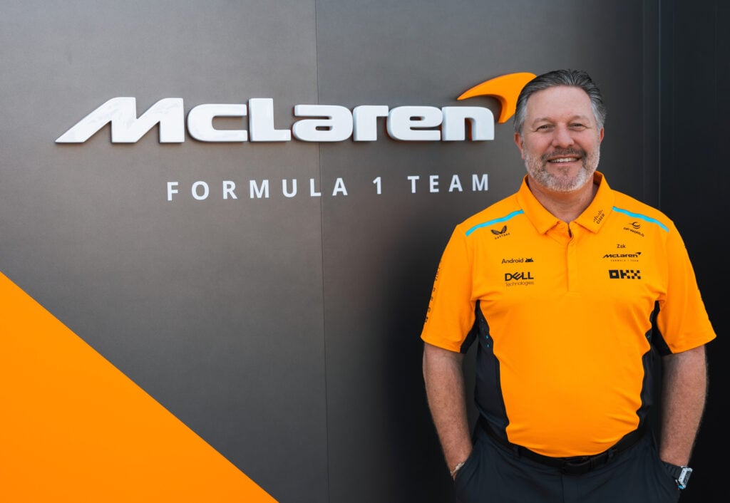 Zak Brown, McLaren.